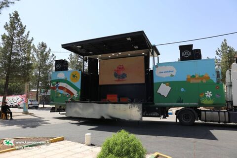 بازدید معاون فرهنگی کانون از اجراهای تماشاخانه سیار در استان خراسان شمالی
