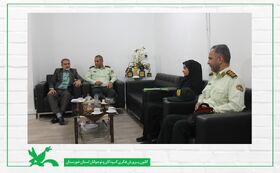 تعامل و همکاری کلانتری ۱۶ خوزستان با کانون استان
