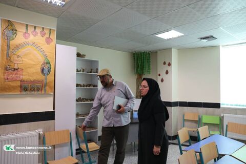بازدید معاون فرهنگی از مراکز فرهنگیهنری شماره 1 و 2 کانون اسفراین