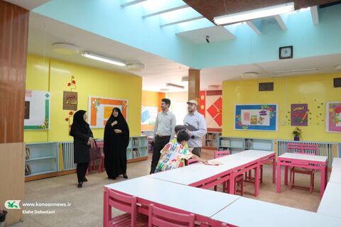 بازدید معاون فرهنگی از مراکز فرهنگیهنری شماره 1 و 2 کانون اسفراین