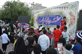 گزارش تصویری جشن عیدانه با حضور خانواده‌ها، کودکان و نوجوانان مناطق کم‌برخوردار کرمانشاه