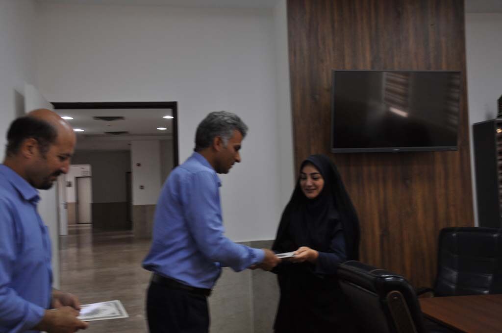 تجلیل از همکاران حراست کانون البرز