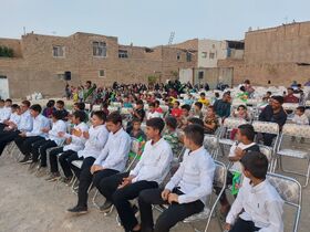 اهالی روستای اسماعیل آباد عیدغدیر را با حضور کانون پرورش فکری جشن گرفتند