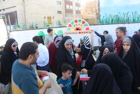 غرفه کانون میزبان کودکان و نوجوانان شرکت کننده در جشن‌های عید غدیر در تبریز