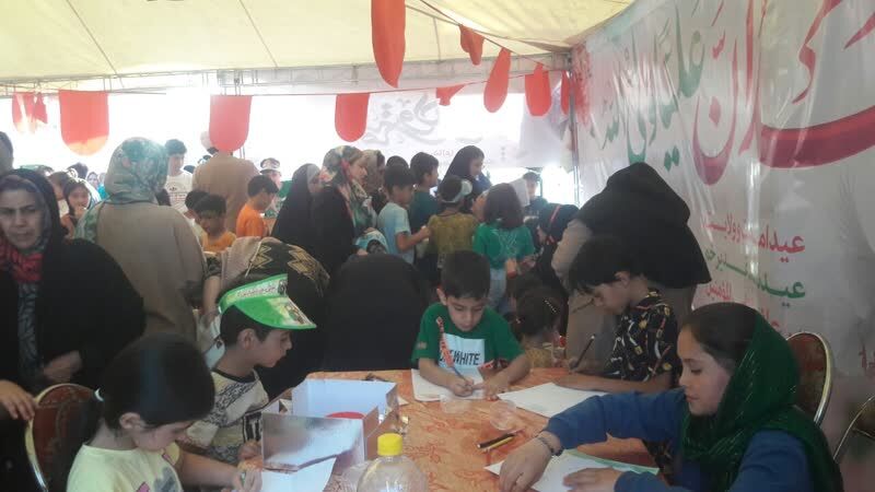   مشارکت کتابخانه‌ی سیار کانون البرز در ویژه برنامه‌های عید غدیر