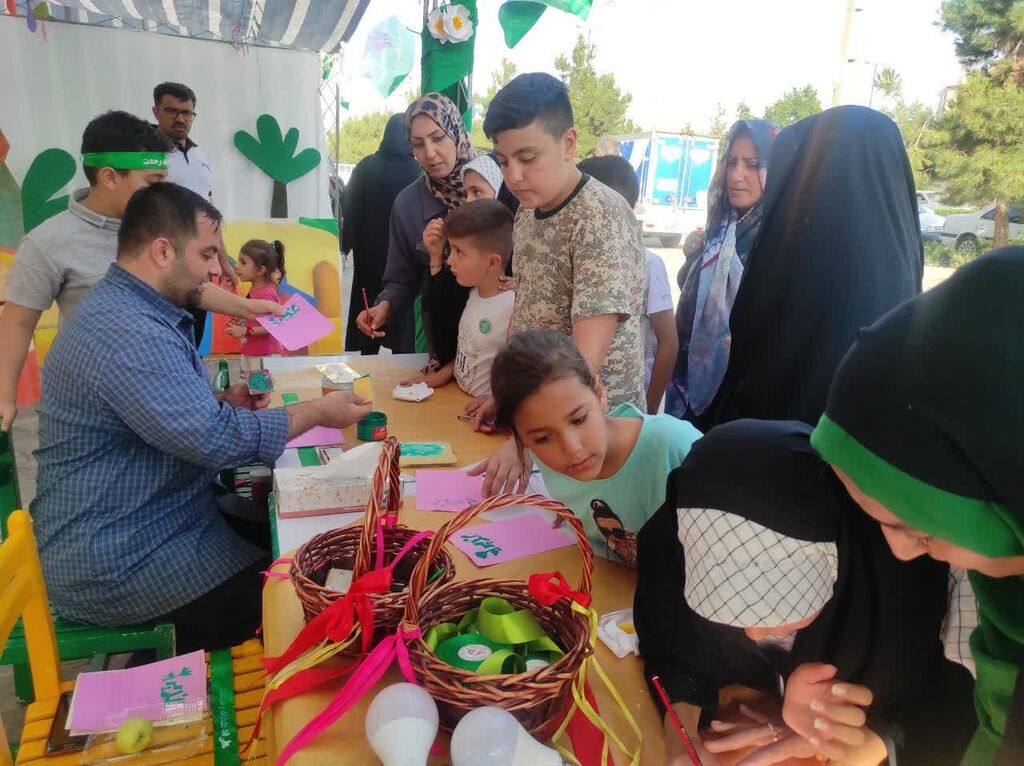 ایستگاه فرهنگی کانون آذربایجان‌غربی در روز عید غدیر خم