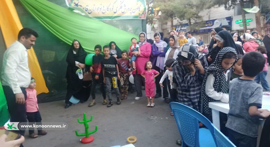 مرکز فرهنگی هنری و فراگیر قاین در جشن مهمونی غدیر موکب فرهنگی برپا کرد