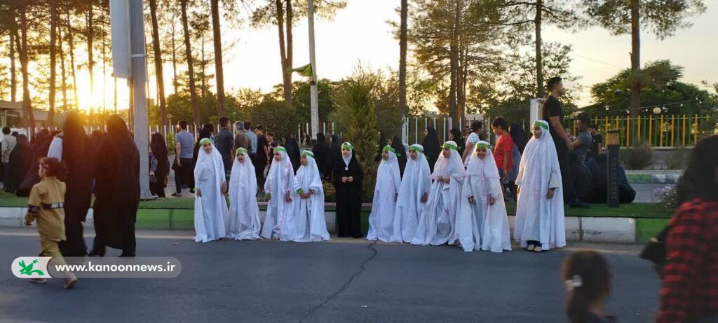 موکب کودک و نوجوان کانون پرورش فکری فردوس همزمان با عید غدیر برگزار شد