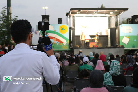 نخستین اجرای تماشاخانه سیار با نمایش کلاغ بلا، توپ طلا در مازندران-بوستان ملل ساری