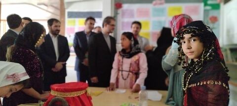 حضور استاندار استان کردستان در میان کودکان و نوجوانان