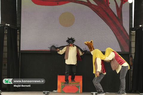 ششمین اجرای نمایش تماشاخانه سیار کانون در آمل
