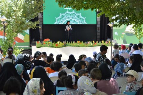 گزارش تصویری اجرای تماشاخانه‌سیار در شهرستان سنقر/ چهارمین روز از حضور در استان کرمانشاه
