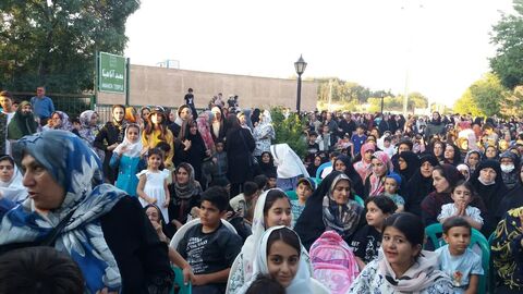 گزارش تصویری اجرای تماشاخانه‌سیار در شهرستان کنگاور / چهارمین روز از حضور در استان کرمانشاه