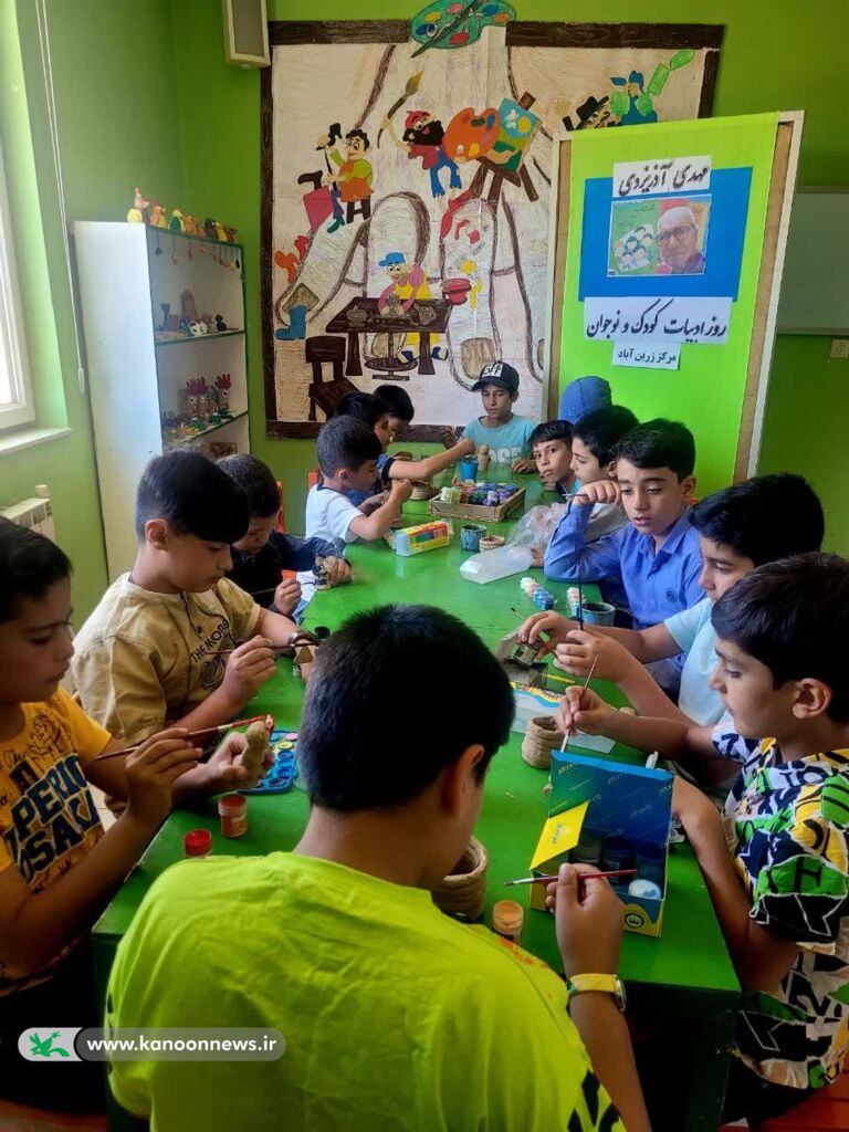 مرکز زرین آباد کانون زنجان در روز ادبیات کودک و نوجوان