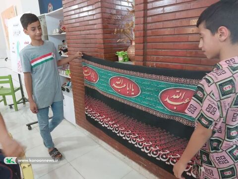 ذکر "یا حسین" زینت بخش محفل کارگاه‌های تابستانه کانون خوزستان