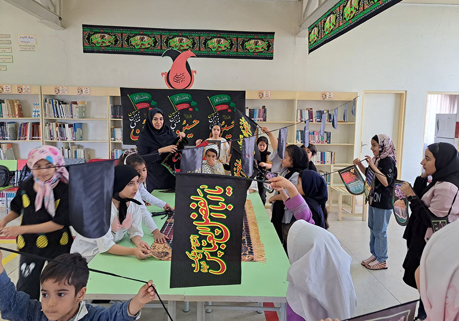 تکاپوی اعضای مرکز شماره ۳ کانون اردبیل در ماه عزای حسینی