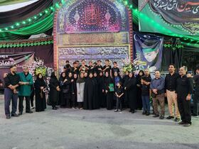 گزارش تصویری/ شکار لحظه‌ها در آماده‌سازی فضای مراسم میهمانان کوچک امام حسین (ع)