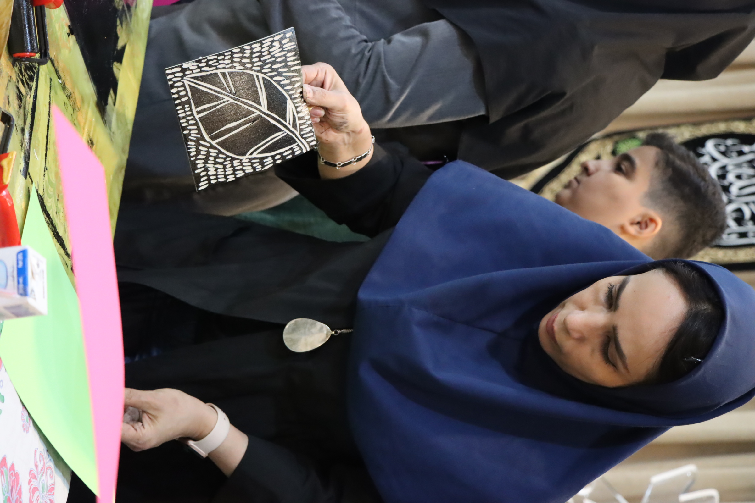 انجمن نقاشی کانون به مناسبت ایام سوگواری اباعبدالله برگزار شد