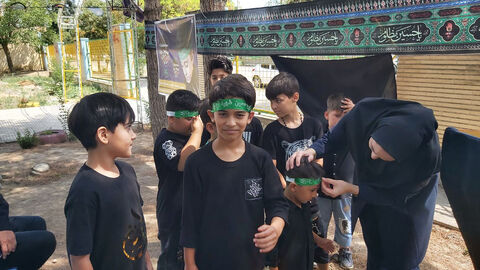 گردهمایی کودکان عاشورایی در شهرستان پارس‌آباد