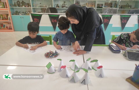 شور و حال عاشورایی در مراکز فرهنگی هنری کانون استان بوشهر 4