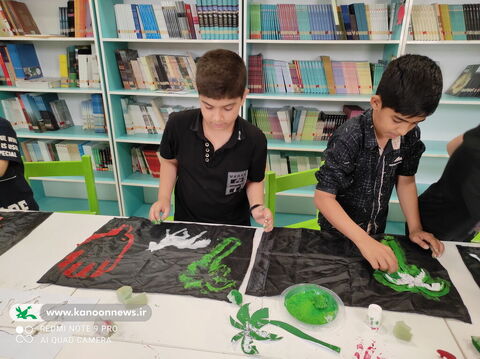 شور و حال عاشورایی در مراکز فرهنگی هنری کانون استان بوشهر 4