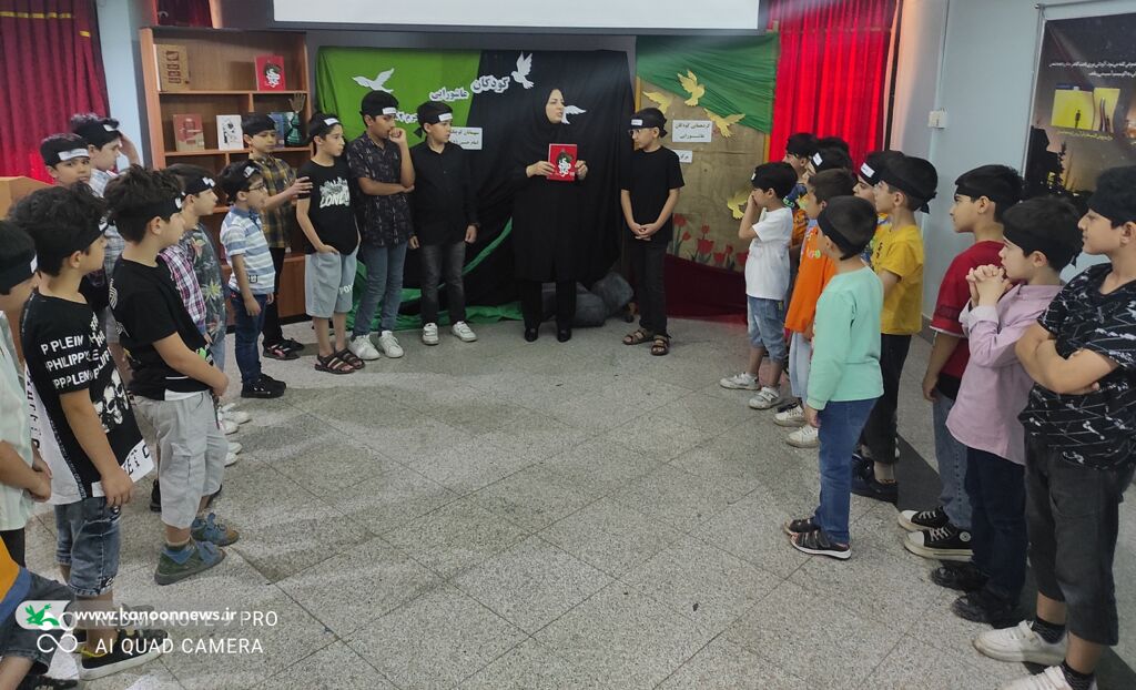 گردهمایی کودکان عاشورایی در مرکز علوم و نجوم کانون زنجان