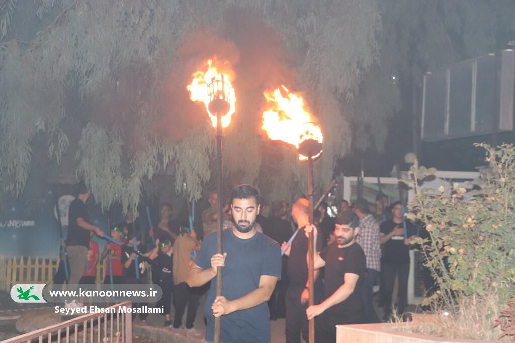 آیین سنتی عزاداری دسته چوبی در مجتمع فرهنگیهنری کانون گرگان