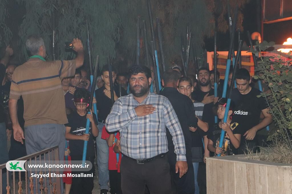 آیین سنتی عزاداری دسته چوبی در مجتمع فرهنگیهنری کانون گرگان