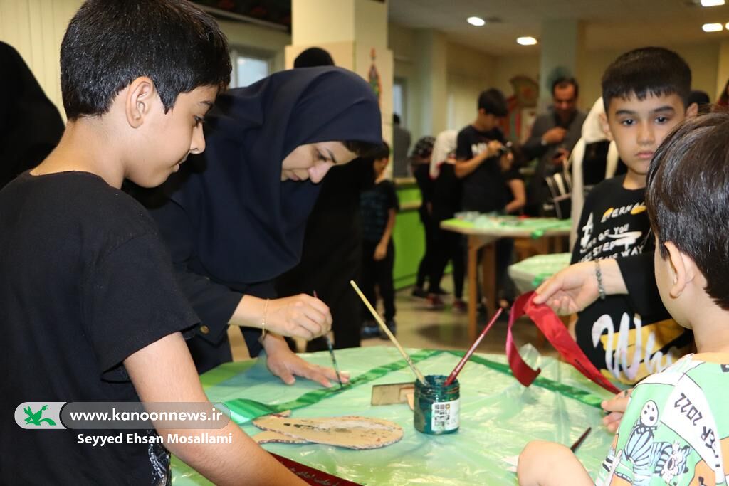 آیین سنتی عزاداری دسته چوبی در مجتمع فرهنگیهنری کانون گرگان