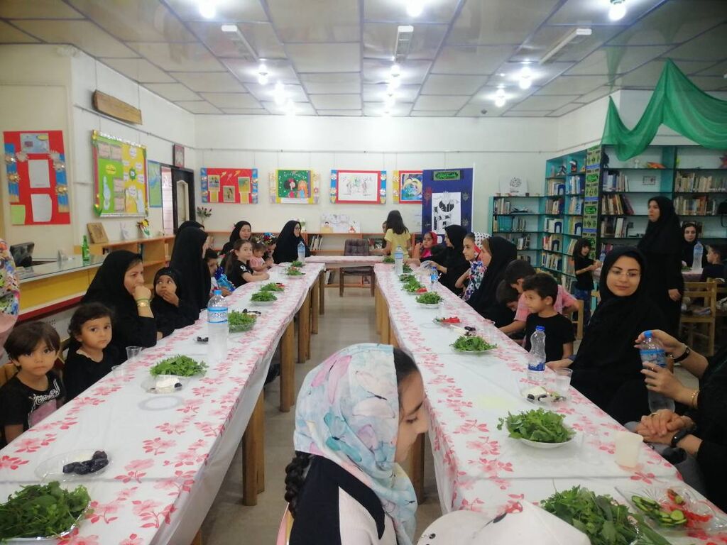 سفره نذری ماه محرم در مراکز کانون سراب، آذرشهر و کلیبر