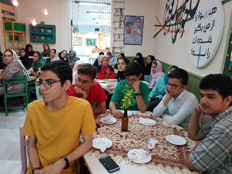 نشست با محمو پور وهاب در جشنواره محبت کرمانشاه