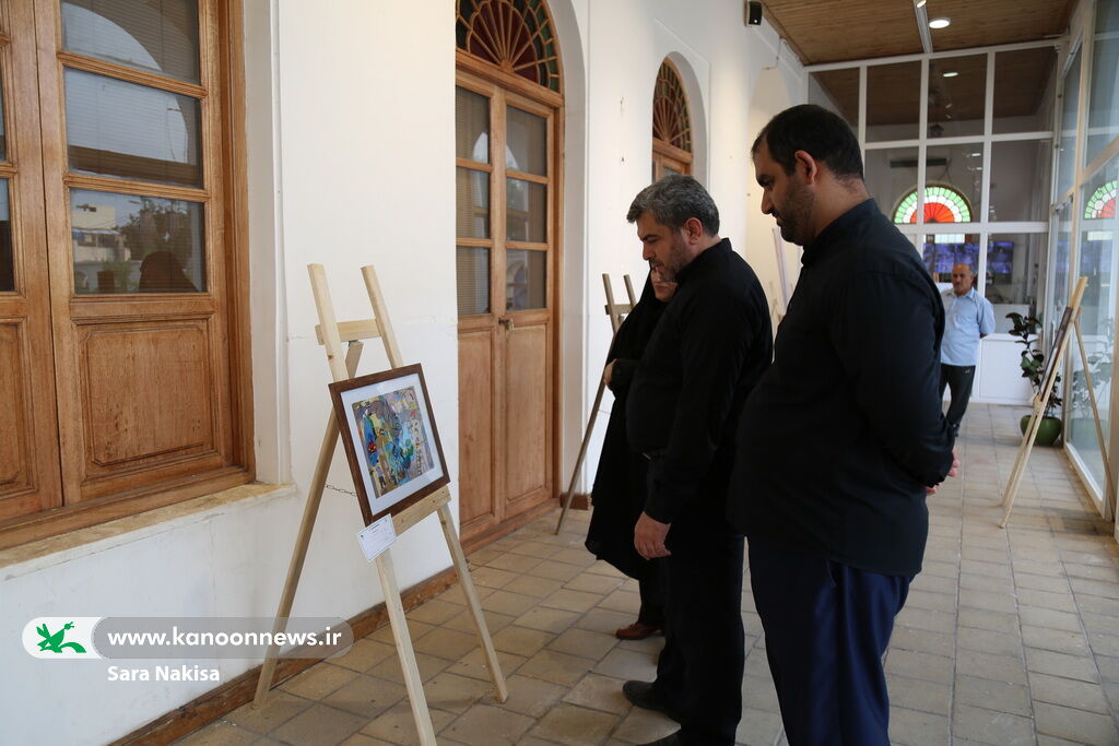 نمایشگاه آثار برگزیده جشنواره نقاشی نشانی از آب گشایش یافت