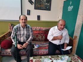 حضور محمود پوروهاب در نشست اعضای انجمن‌های ادبی کرمانشاه