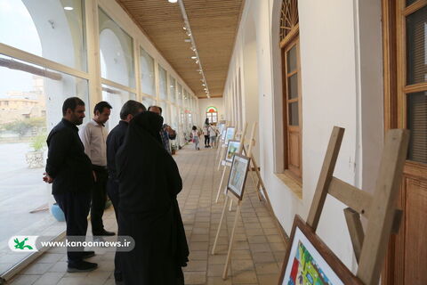 نمایشگاه آثار برگزیده جشنواره نقاشی نشانی از آب گشایش یافت به روایت تصویر