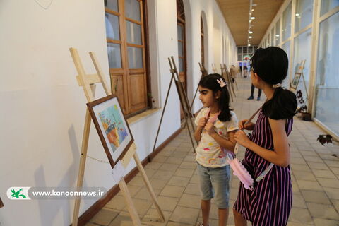 نمایشگاه آثار برگزیده جشنواره نقاشی نشانی از آب گشایش یافت به روایت تصویر