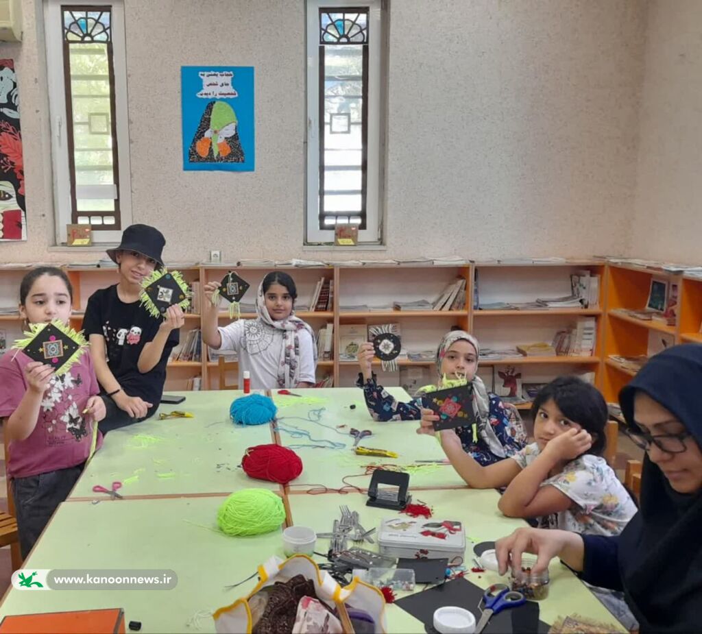دست‌سازه‌های کودکان و نوجوانان گلستانی، هدیه به زائران اربعین