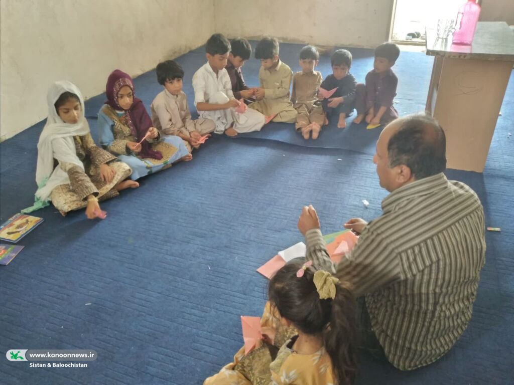 واحد سیار کانون مهمان کودکان در اوقات فراغت تابستان داغ سیستان و بلوچستان