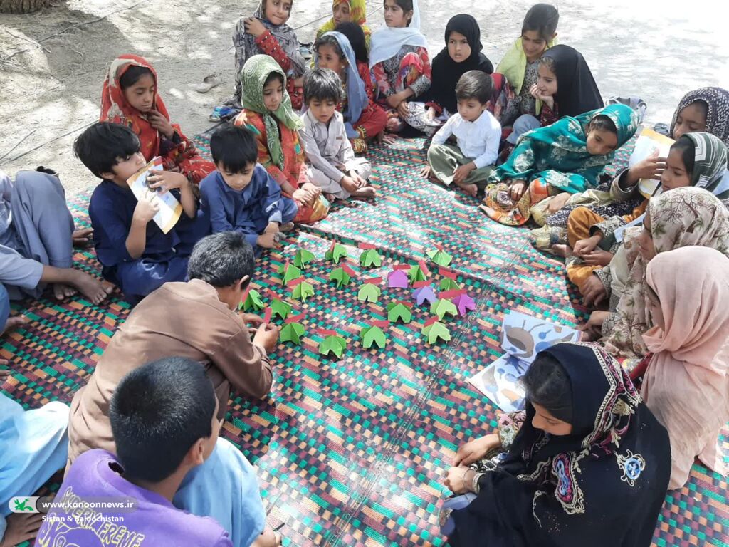 واحد سیار کانون مهمان کودکان در اوقات فراغت تابستان داغ سیستان و بلوچستان