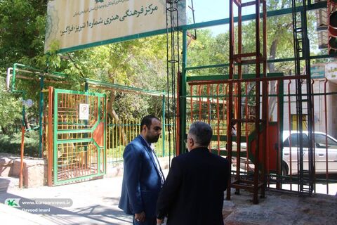 بازدید مدیرعامل از مراکز کانون پرورش فکری کودکان و نوجوانان تبریز