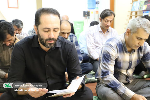 مراسم قرائت زیارت عاشورا در اداره کل کانون استان اردبیل