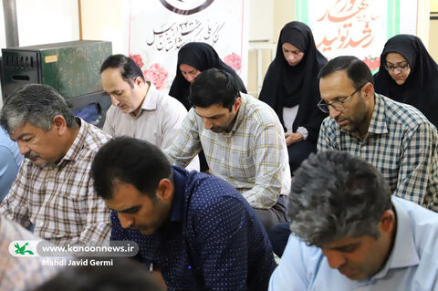 مراسم قرائت زیارت عاشورا در اداره کل کانون استان اردبیل