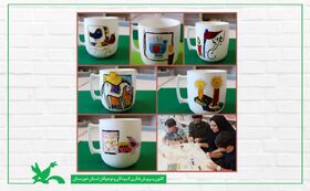 دست سازه‌های مراکز کانون خوزستان پیشکش زائران کوچک حسینی