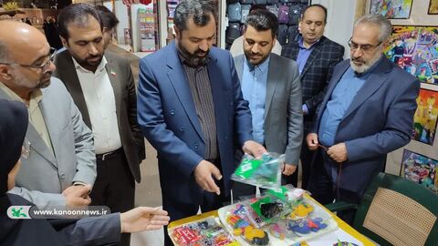غرفه کانون در اولین روز از افتتاح دومین نمایشگاه نوشت افزار ایرانی اسلامی و بازدید مسئولان به روایت تصویر