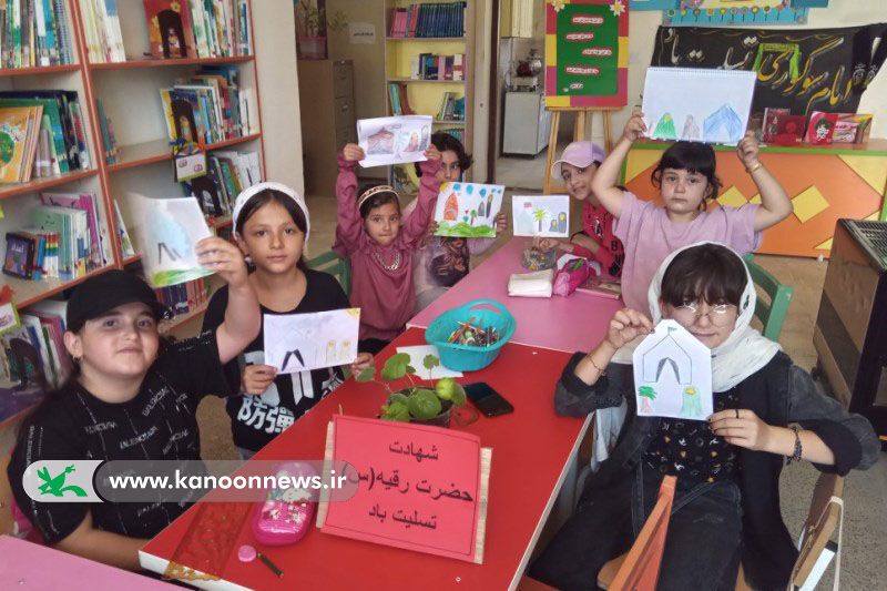 مراکز کانون استان اردبیل در سالروز شهادت دختر سهسالهی دشت کربلا به سوگ نشستند