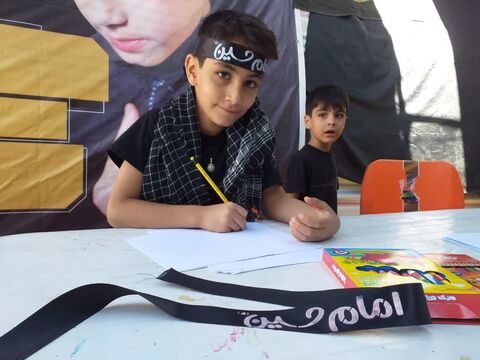 مرز باشماق، موکب مهمان های کوچک امام حسین علیه السلام اداره کل کانون پرورش فکری کودکان و نوجوانان استان کردستان