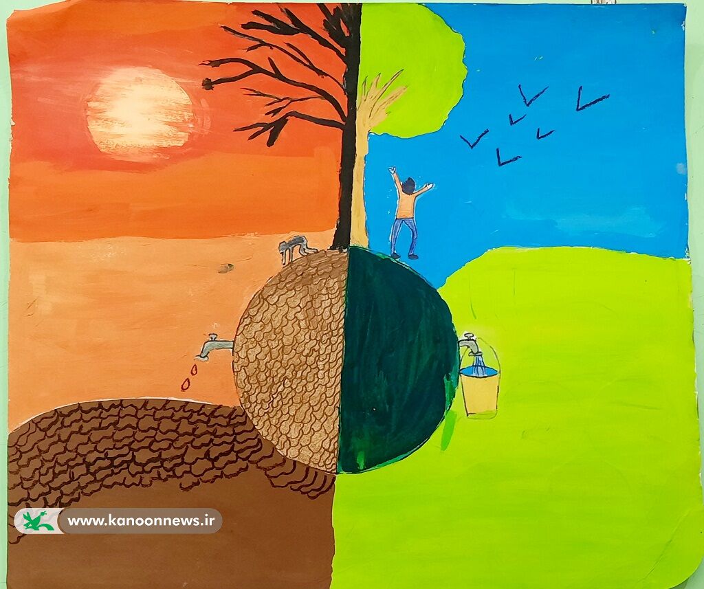  مسابقه نقاشی" سفیران آب" در مرکز فرهنگی‌هنری کانون دلند