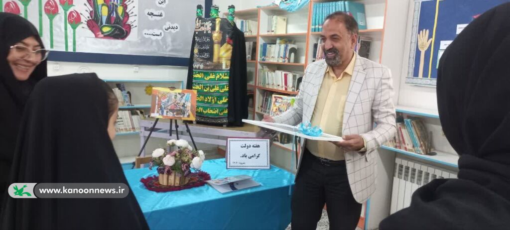 شهردار بشرویه میهمان اعضای کانون پرورش فکری این شهر شد