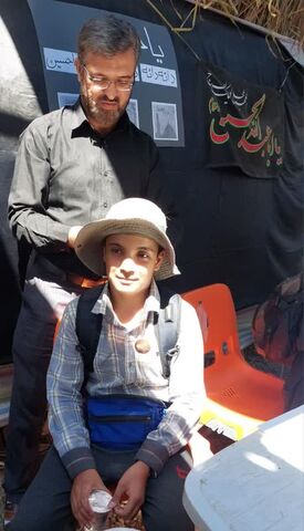 موکب مهمان های کوچک امام حسین(ع) کانون پرورش فکری کودکان و نوجوانان استان کردستان در مرز باشماق مریوان