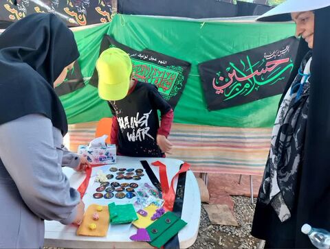 موکب مهمان های کوچک امام حسین(ع) کانون پرورش فکری کودکان و نوجوانان استان کردستان در مرز باشماق مریوان