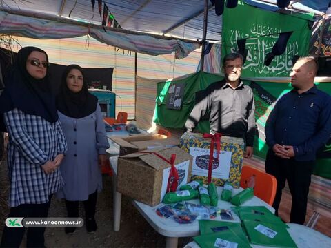 موکب مهمان های کوچک امام حسین(ع) کانون پرورش فکری کودکان و نوجوانان استان کردستان در مرز باشماق مریوان